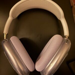 Apple Over-Ear Headphones - Silver and Purple